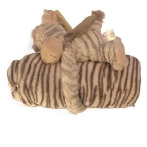 Fun Baby blanket with matching plush zebra by Antonio Home.